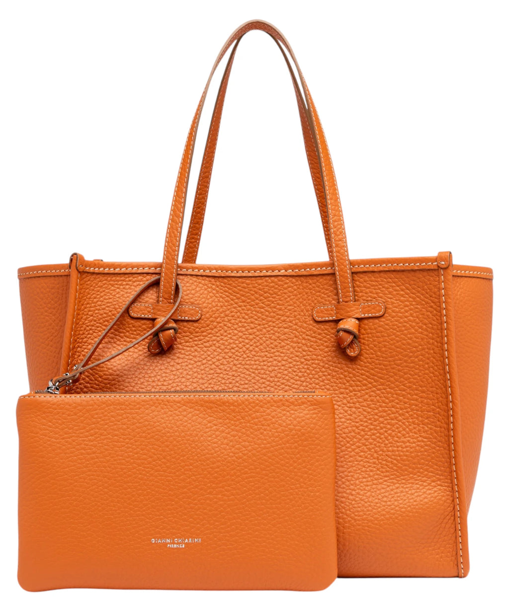 Gianni Chiarini Marcella Shopping Bag in Double Bubble Leather with Pouch