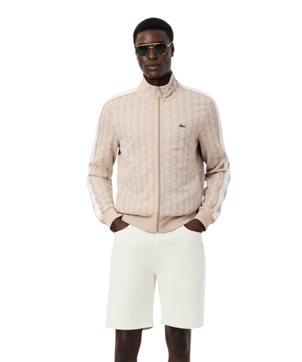 Lacoste Paris Jacquard Zip Hoodie