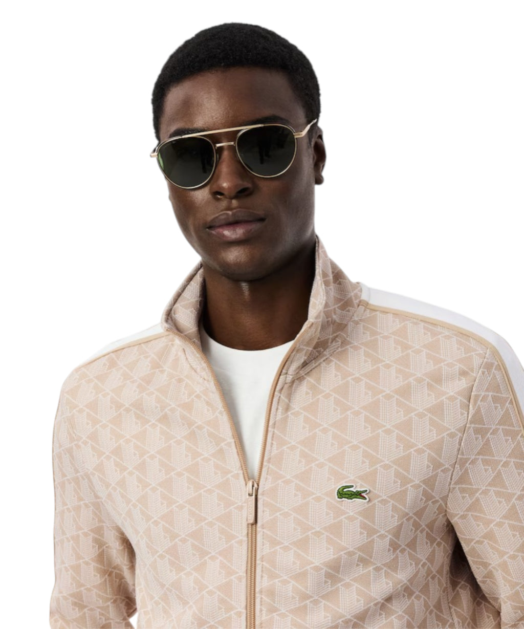Lacoste Paris Jacquard Zip Hoodie