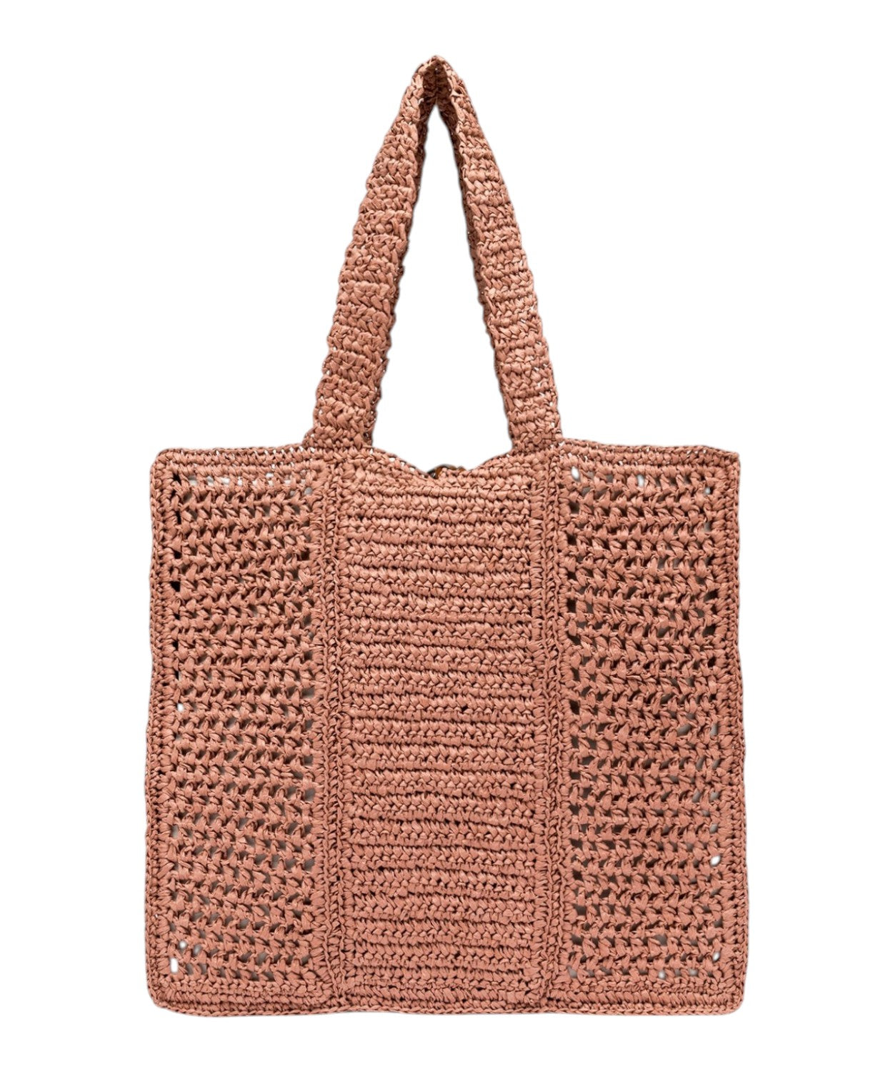 Gianni Chiarini Nefeli Crochet Straw Shopper