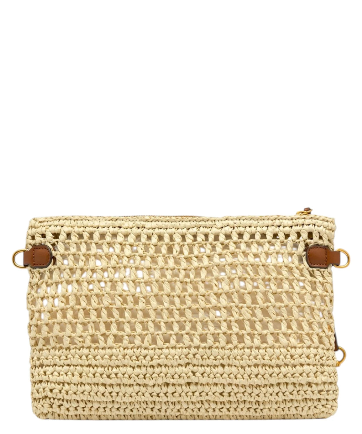 Gianni Chiarini Nefeli Pouch in Crochet Straw
