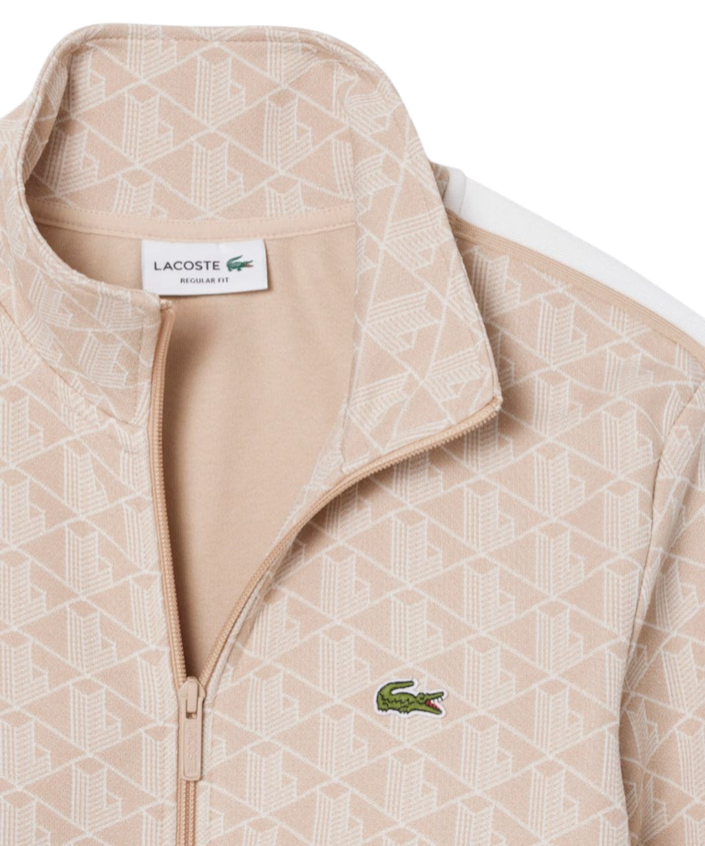 Lacoste Paris Jacquard Zip Hoodie