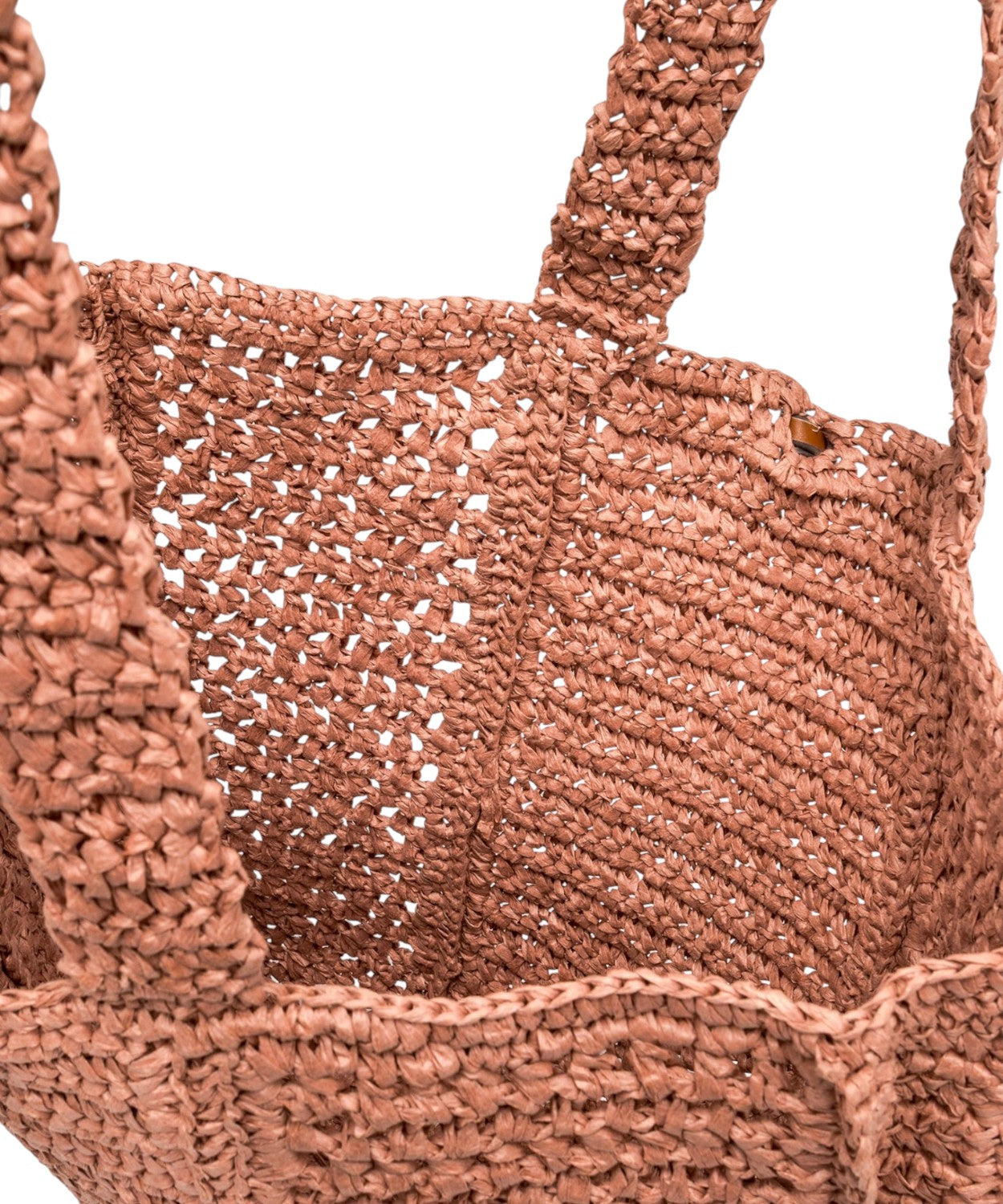 Gianni Chiarini Nefeli Crochet Straw Shopper