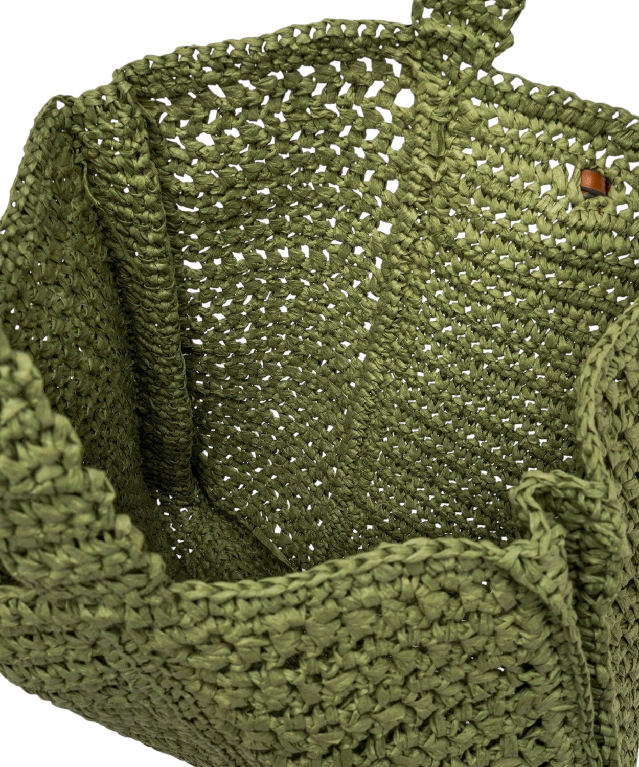 Gianni Chiarini Nefeli Straw Crochet Shopper