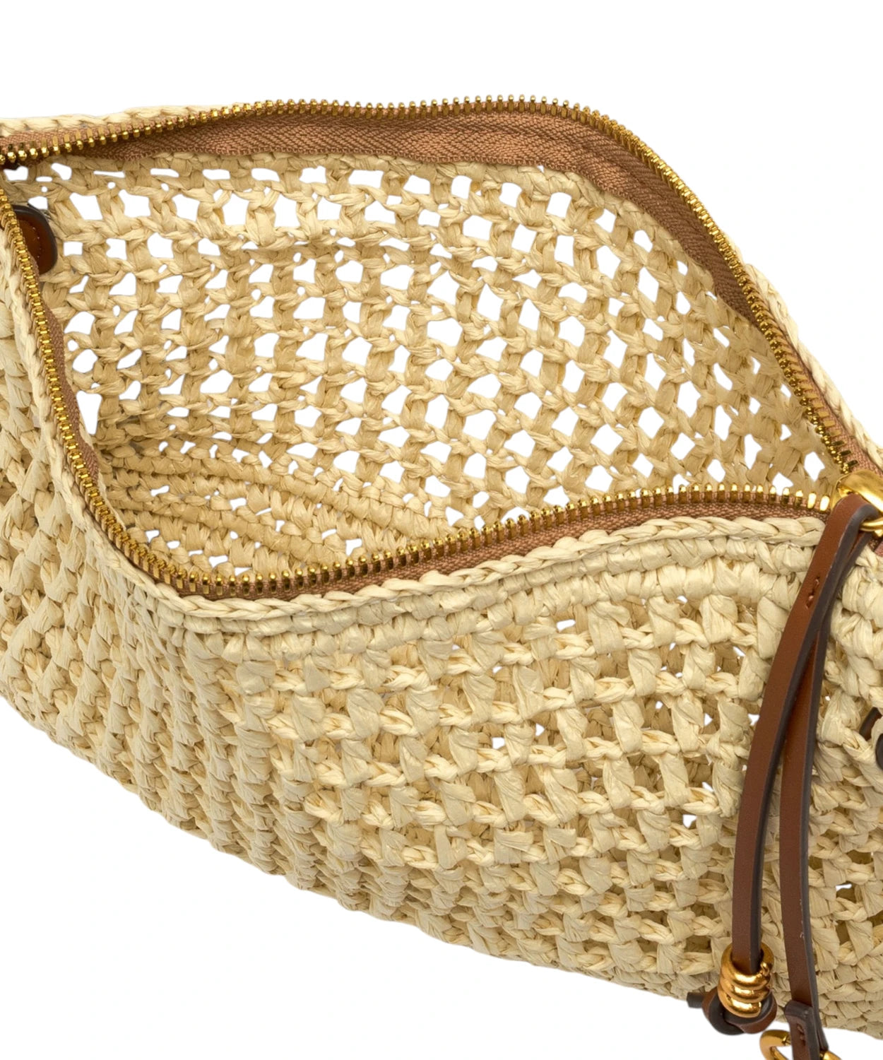 Gianni Chiarini Nefeli Pouch in Crochet Straw