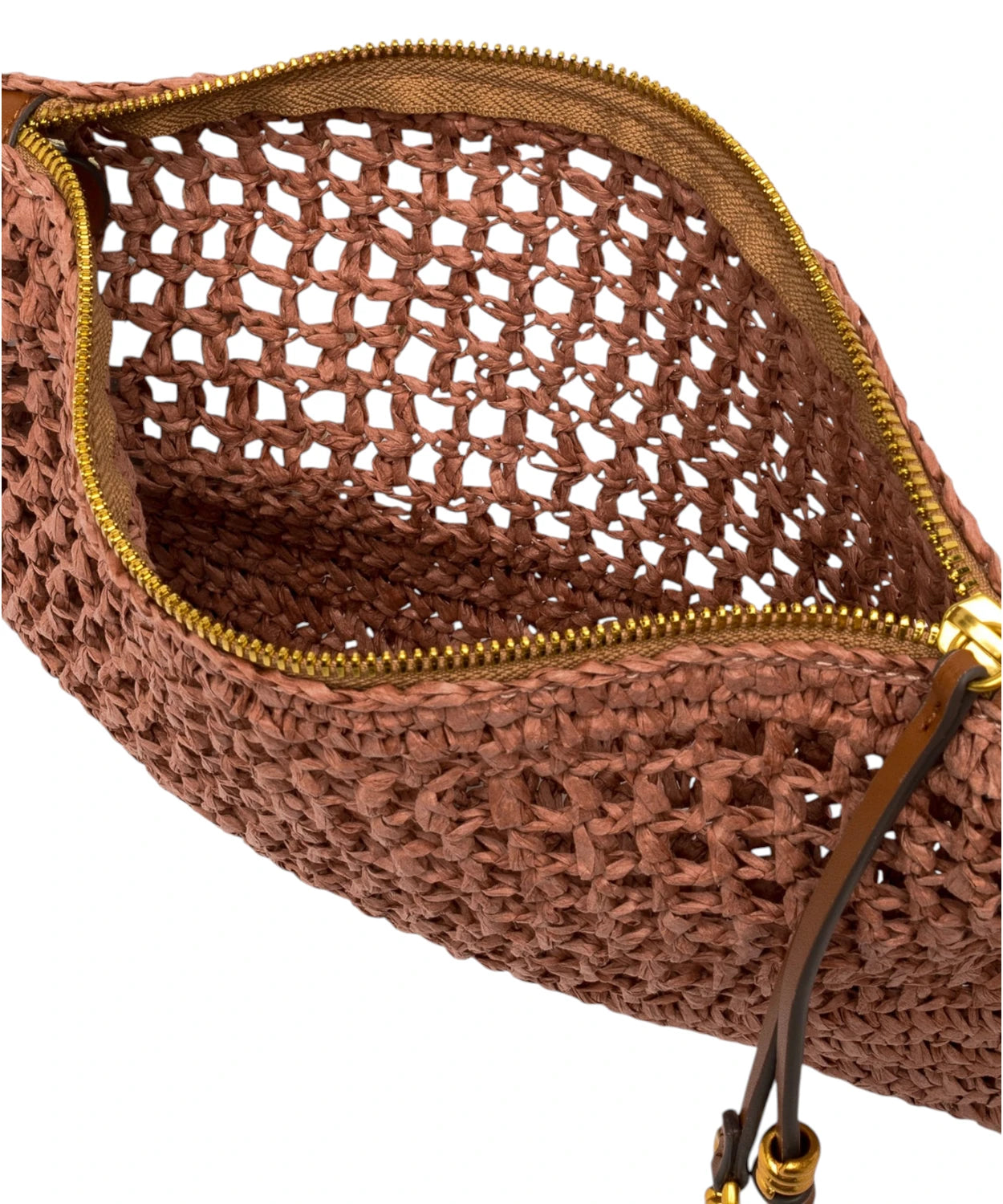 Gianni Chiarini Nefeli Pouch in Crochet Straw
