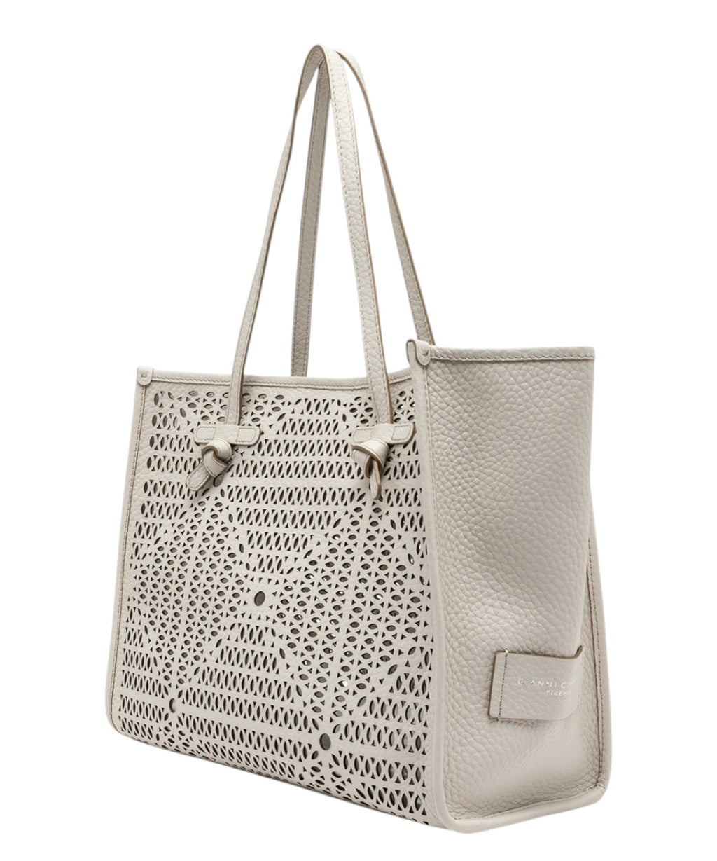 Marcella Gianni Chiarini tas met geperforeerd decor