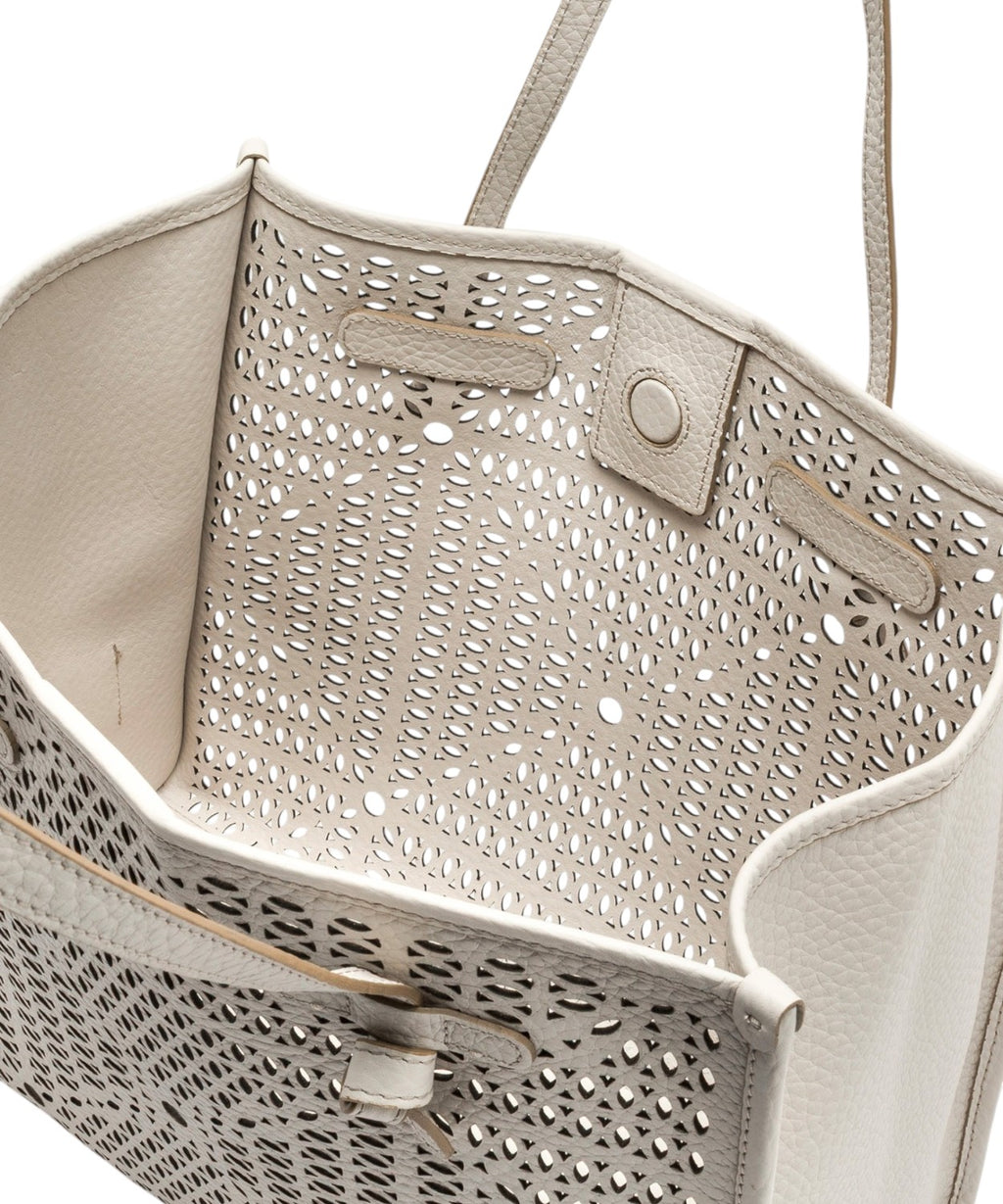 Marcella Gianni Chiarini tas met geperforeerd decor