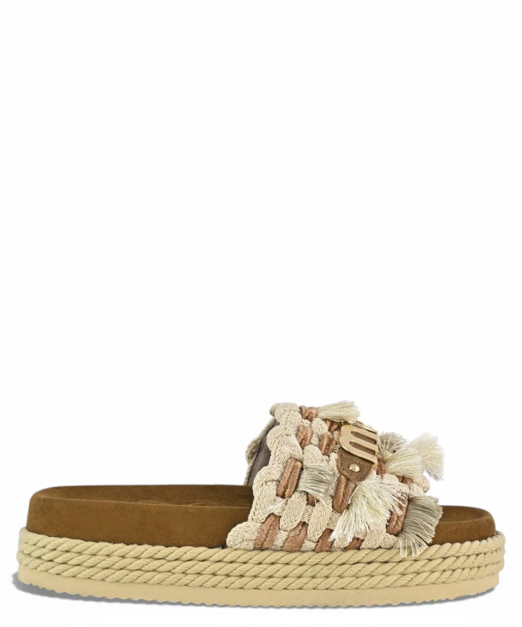 Mou fringe summer sandals