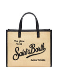 Borsa Donna MC2 Saint Barth in Paglia Mid Straw