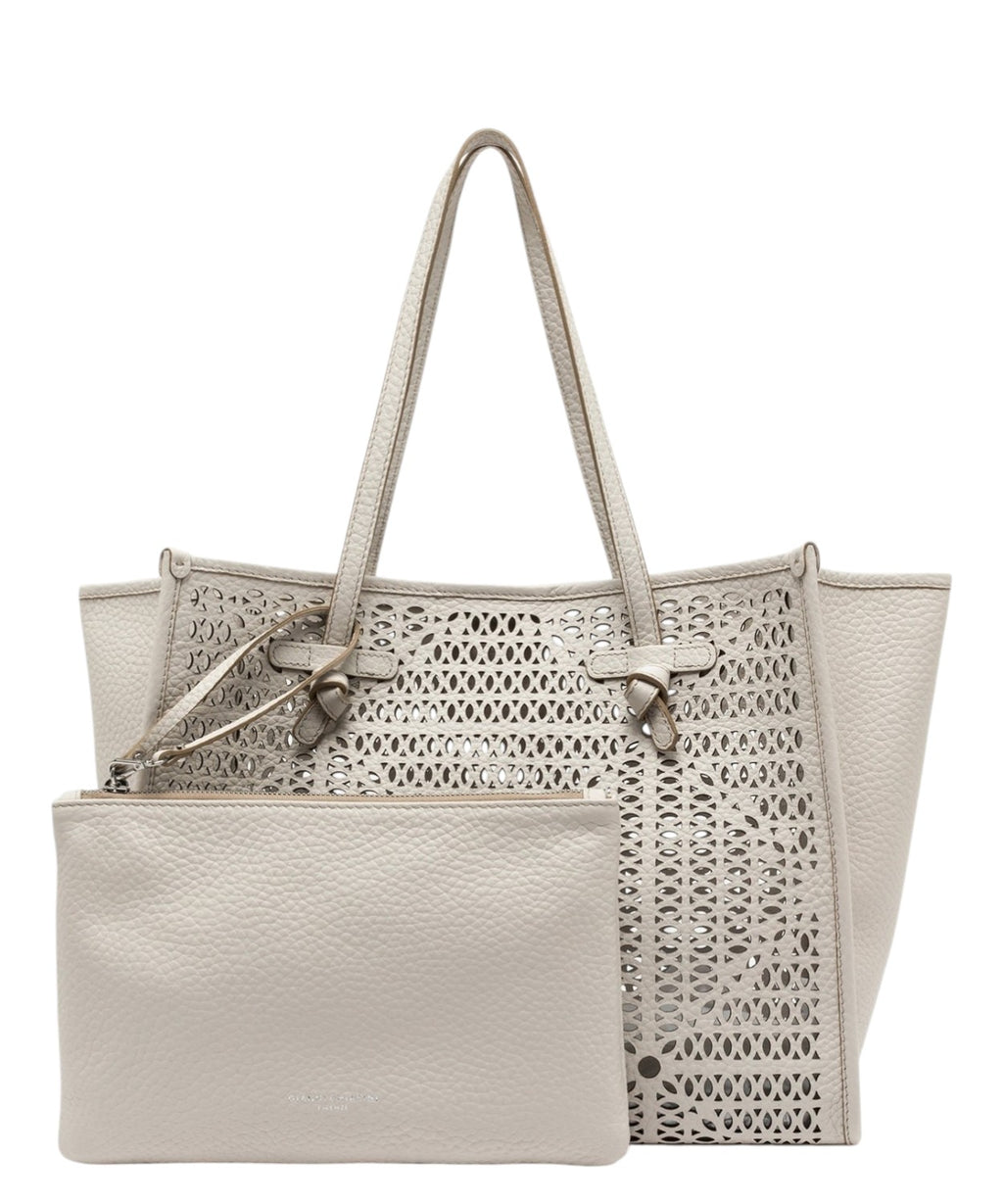 Marcella Gianni Chiarini tas met geperforeerd decor