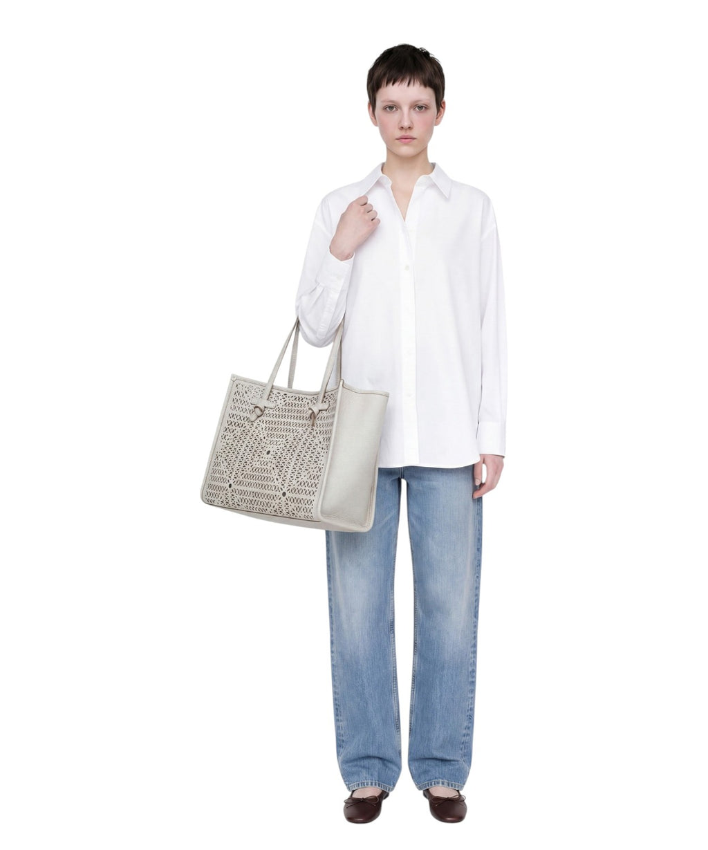 Marcella Gianni Chiarini tas met geperforeerd decor