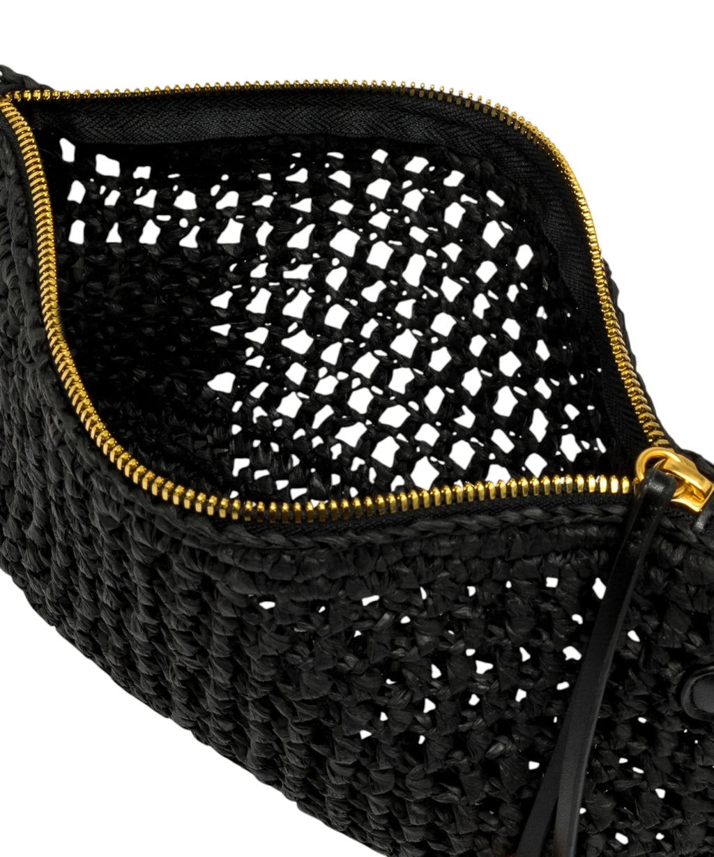 Gianni Chiarini Nefeli Pouch in Crochet Straw