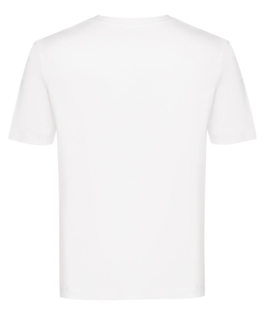 Max Mara MM logo T-shirt in Modal and Cotton