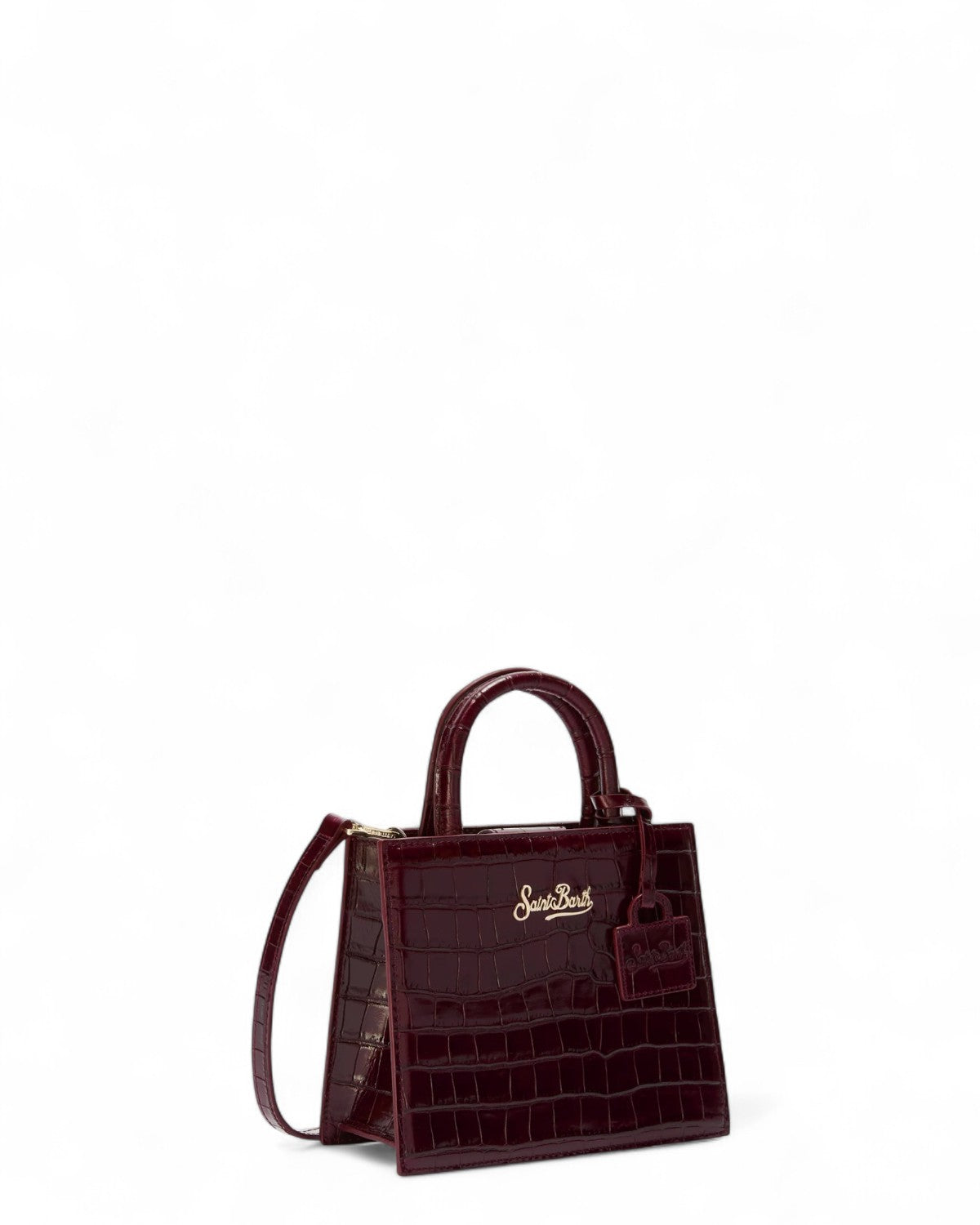 Shop Bag Mini in Pelle Stampa Cocco con Tracolla-Mc2 Saint Barth-Borse a spalla-Vittorio Citro Boutique
