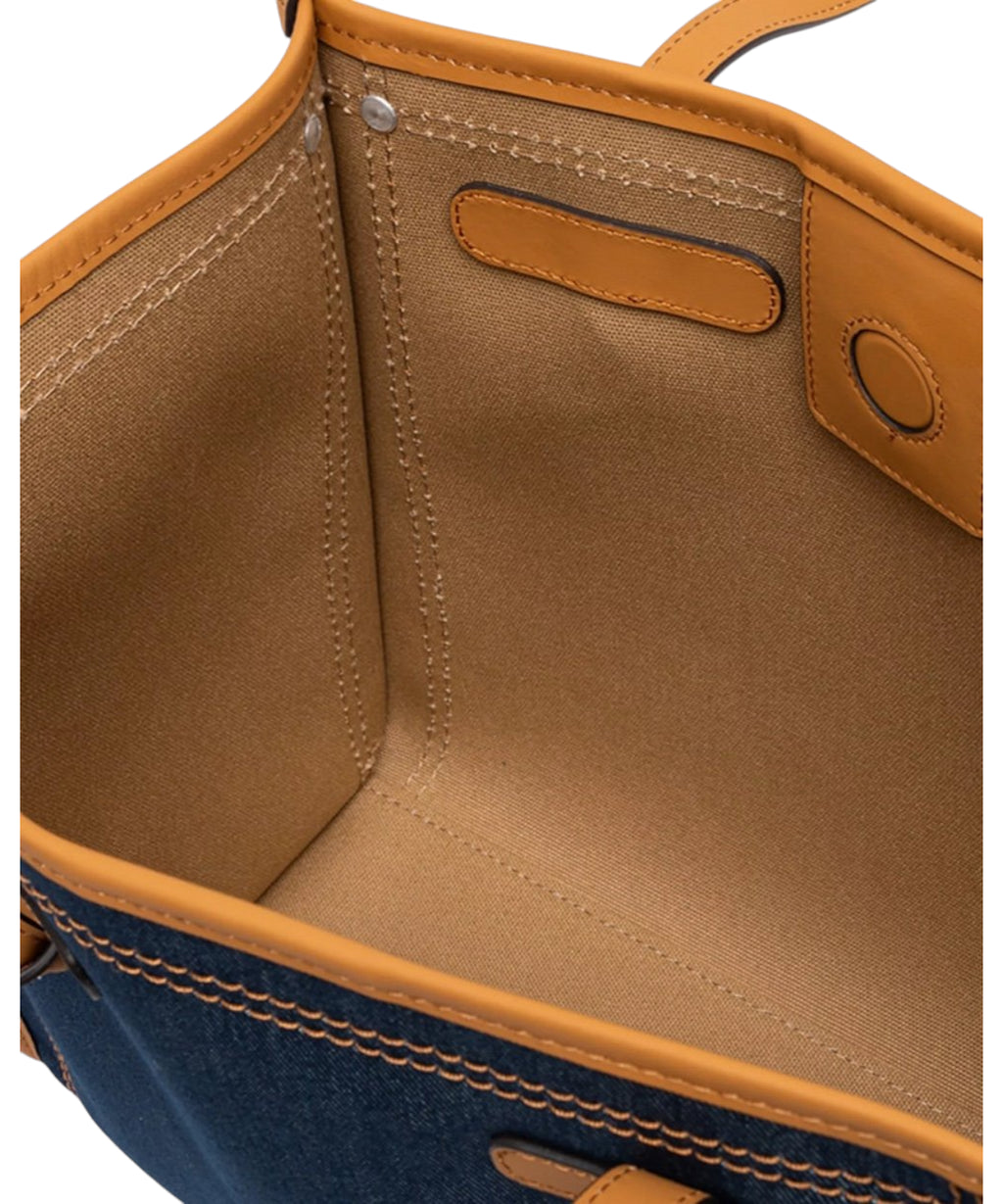 Marcella Gianni Chiarini Bag in Denim and Leather