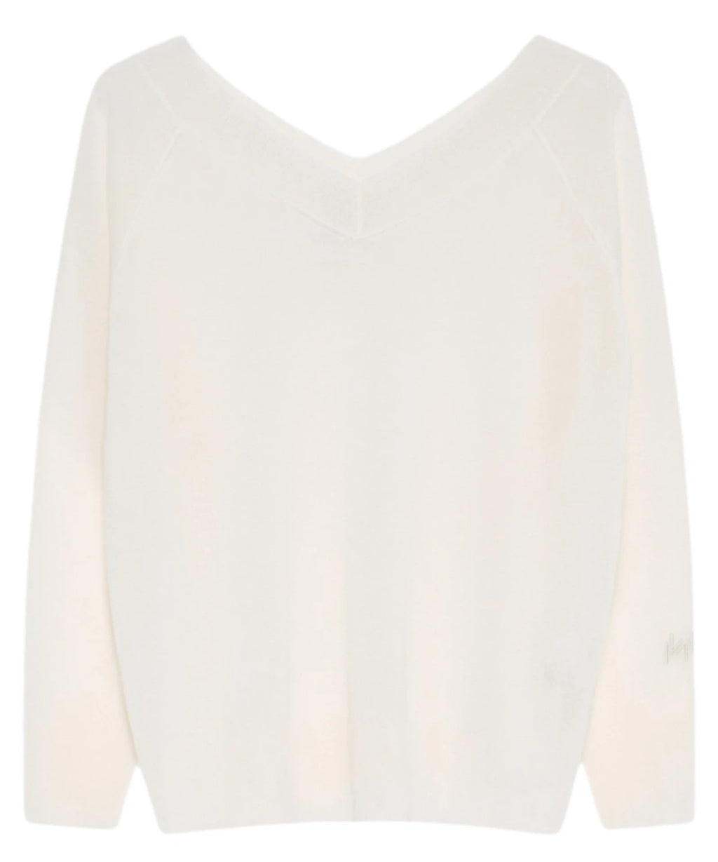 Marella TUBO Mixed Viscose V-neck Top