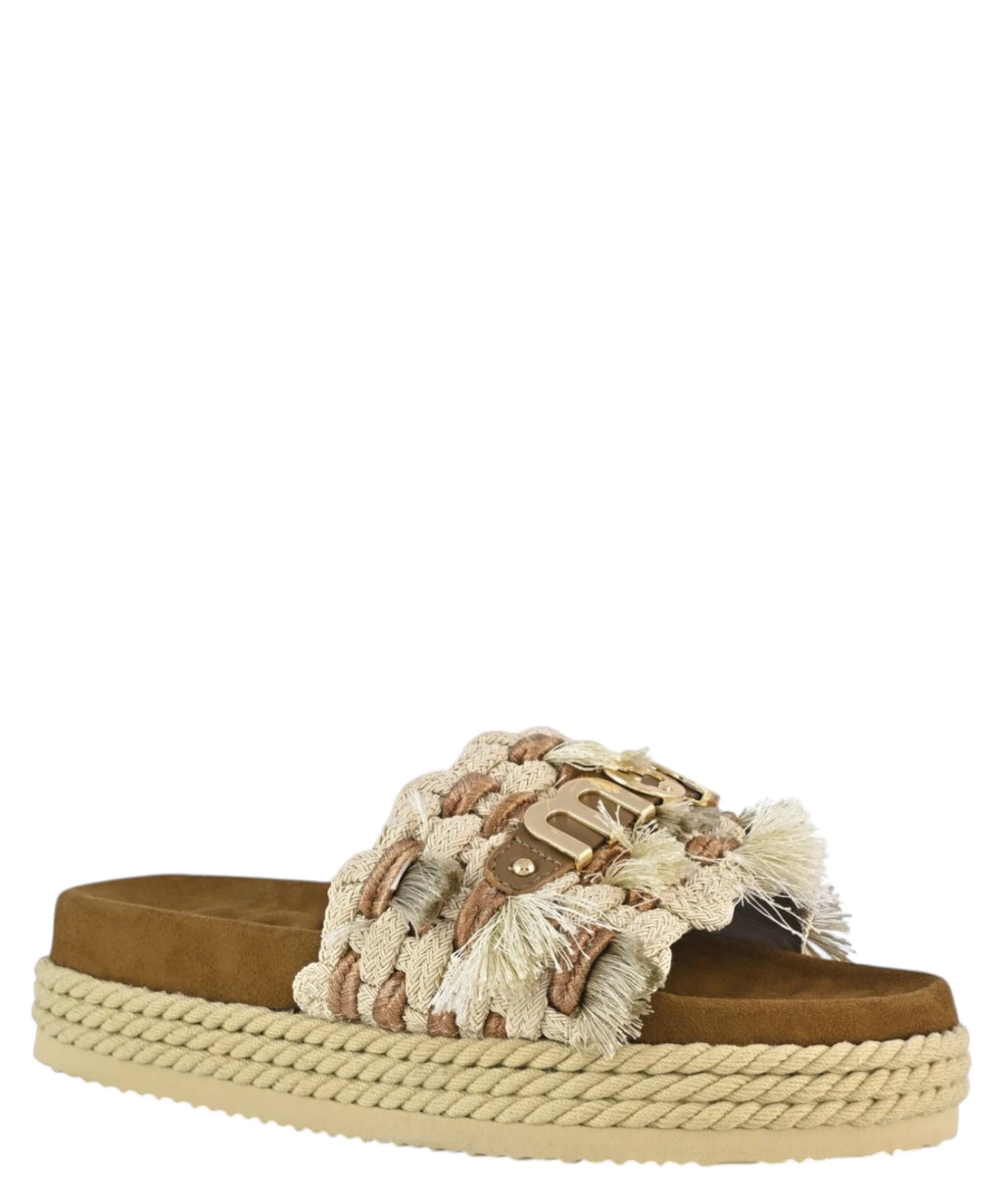 Mou fringe summer sandals