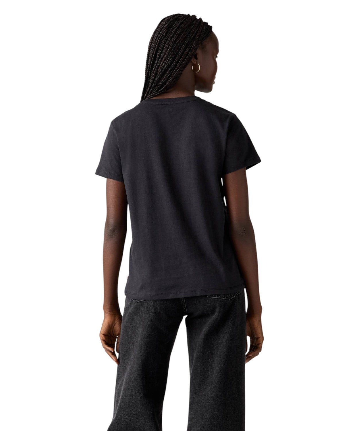 T-shirt Levi's in cotone con logo strass