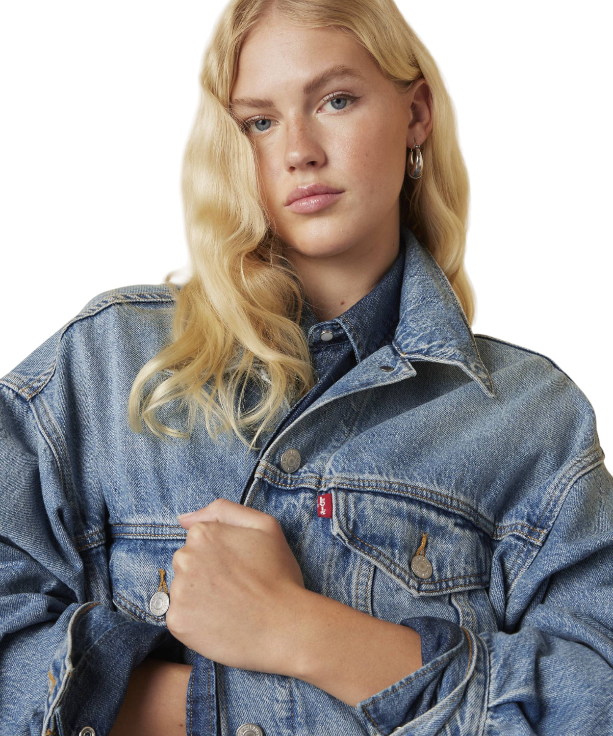 Giacca Jeans Levi’s Trucker con stile anni '90