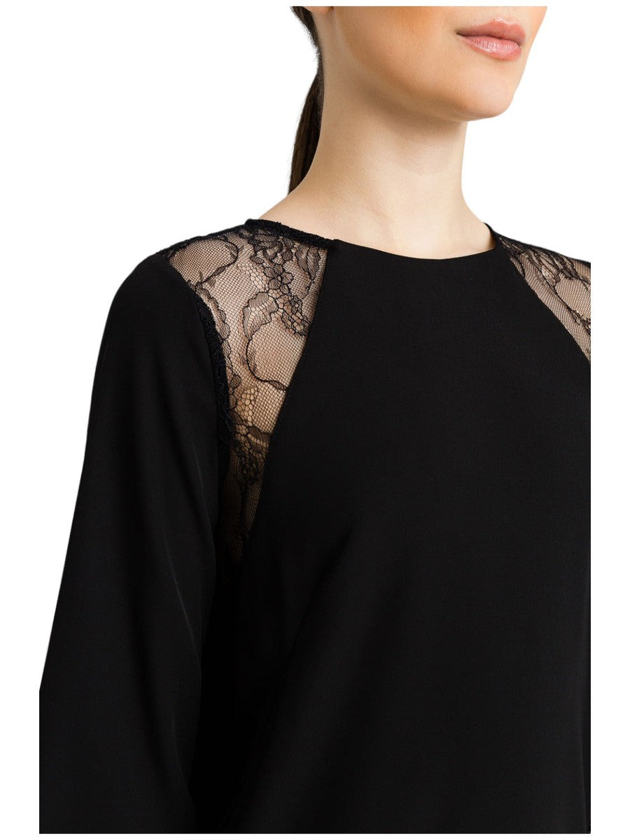 Mini abito con pizzo intarsiato-Twinset-Abiti-Vittorio Citro Boutique