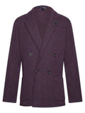 Giacca Maglia Doppiopetto Viola-Lardini-Giacche-Vittorio Citro Boutique