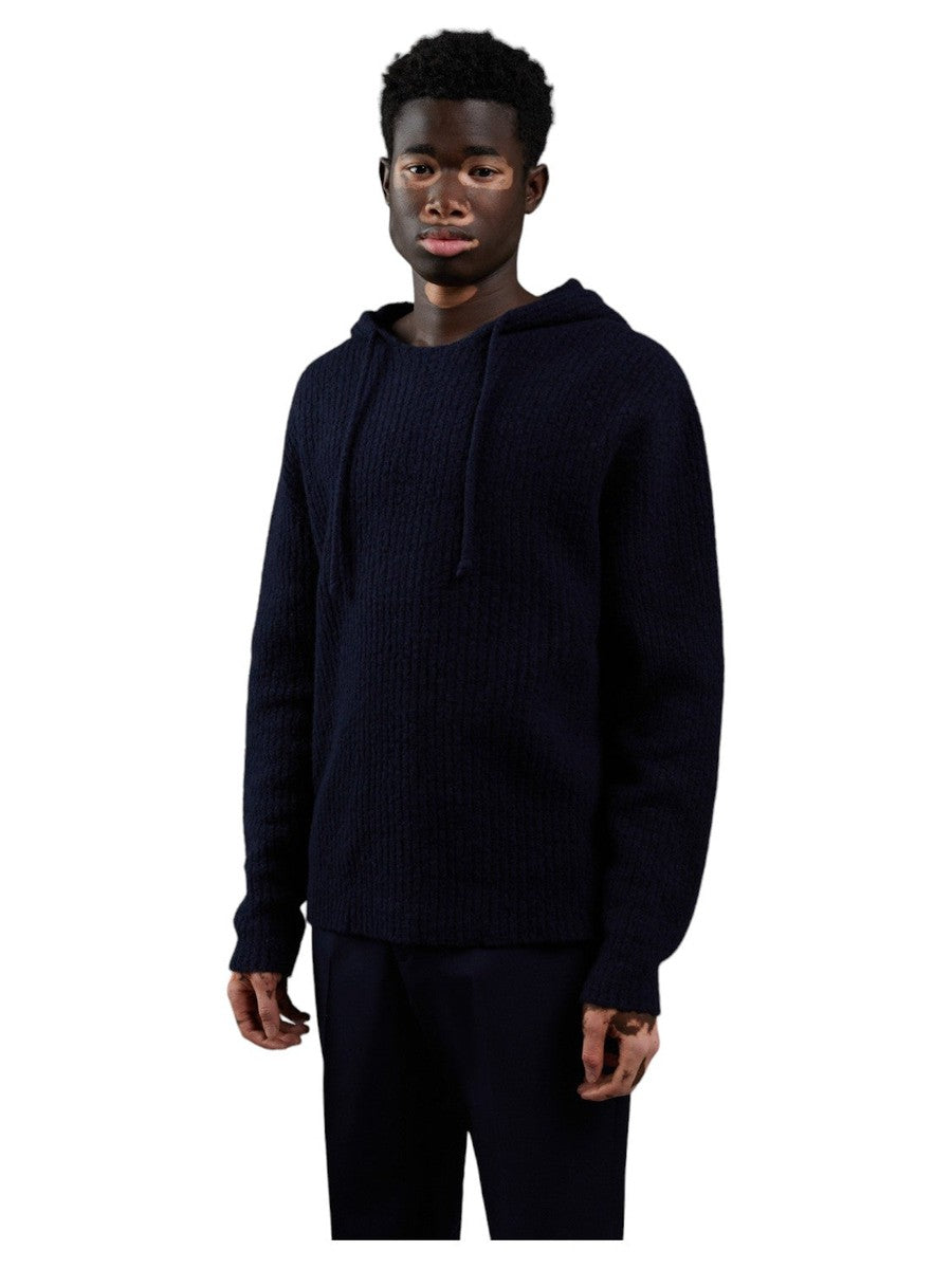 Maglia con Cappuccio Monotone-Lardini-Maglieria-Vittorio Citro Boutique