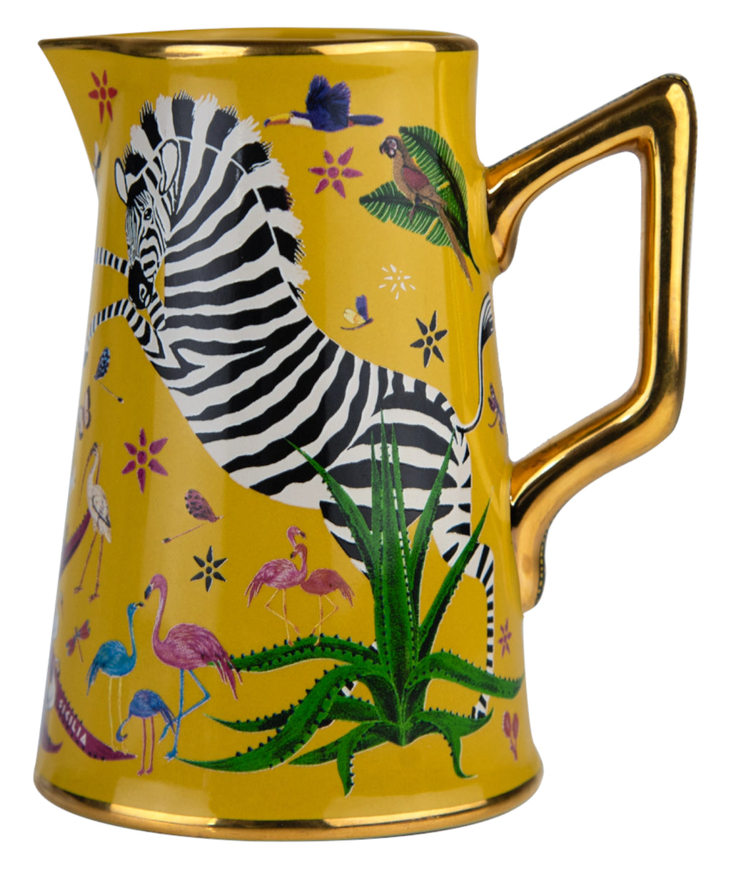 Ortigia Ceramic Pitcher Sahara