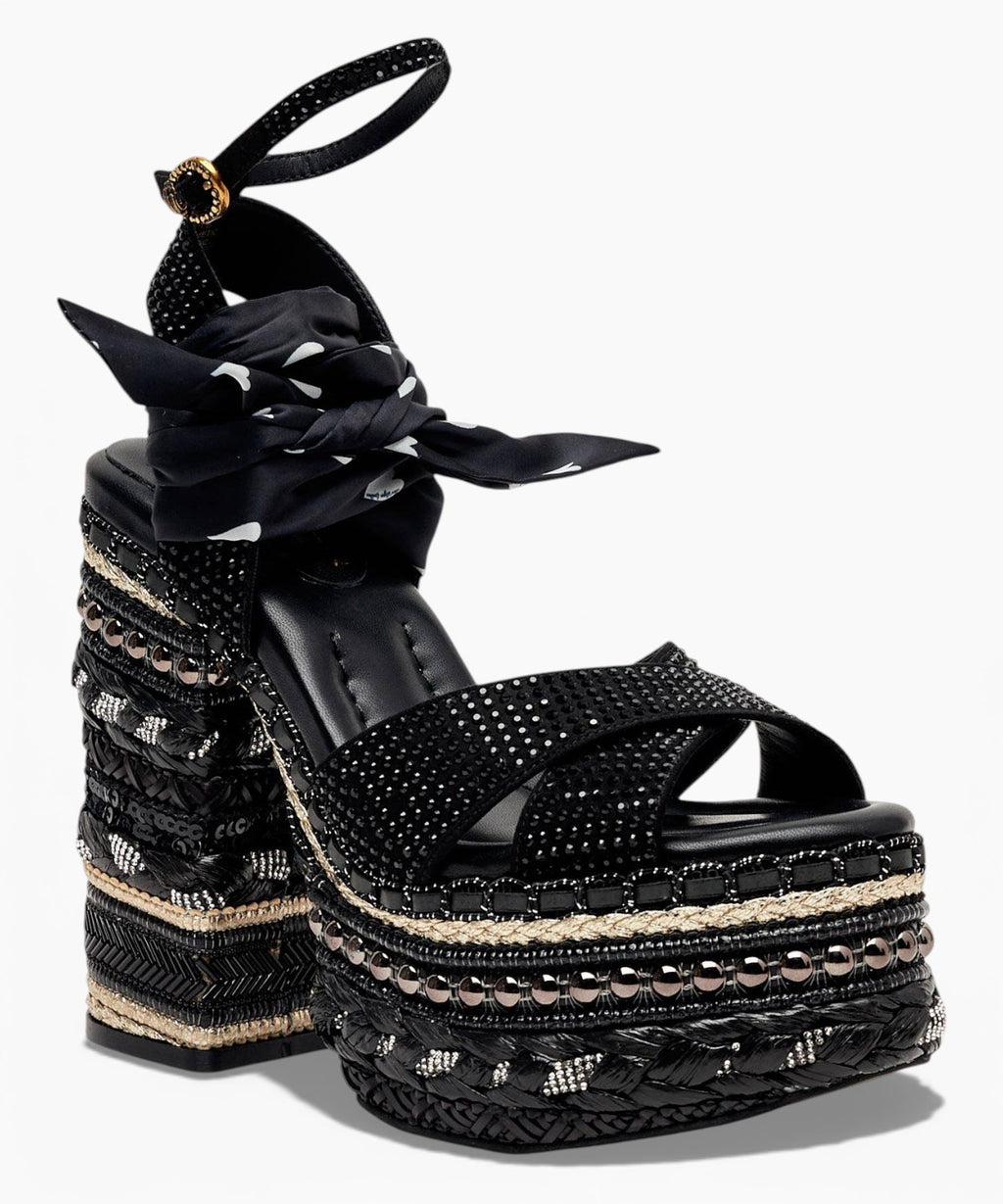 Kurt Geiger Chelsea Sandalen met Hak in Stof