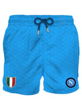 Costume da bagno con patch | SSC NAPOLI EDIZIONE SPECIALE-Mc2 Saint Barth-Costumi da bagno-Vittorio Citro Boutique