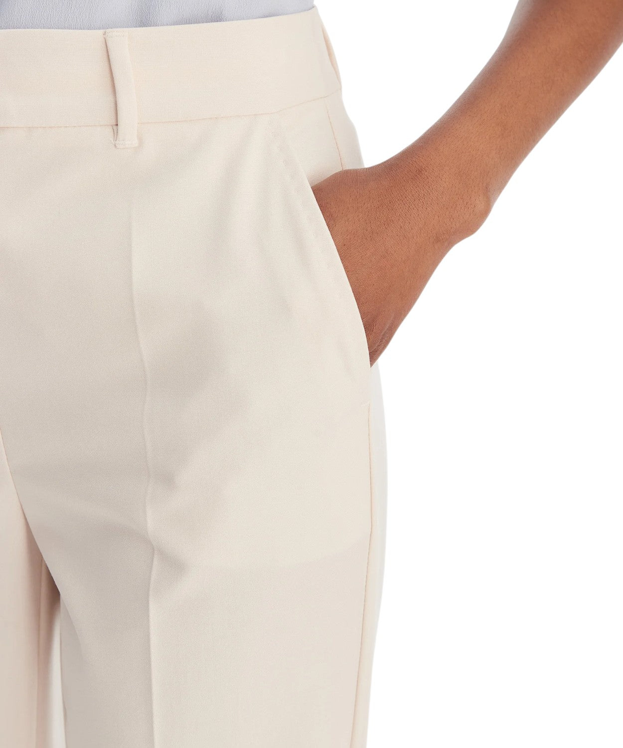 Spodnie Marella Slim z wysokim stanem