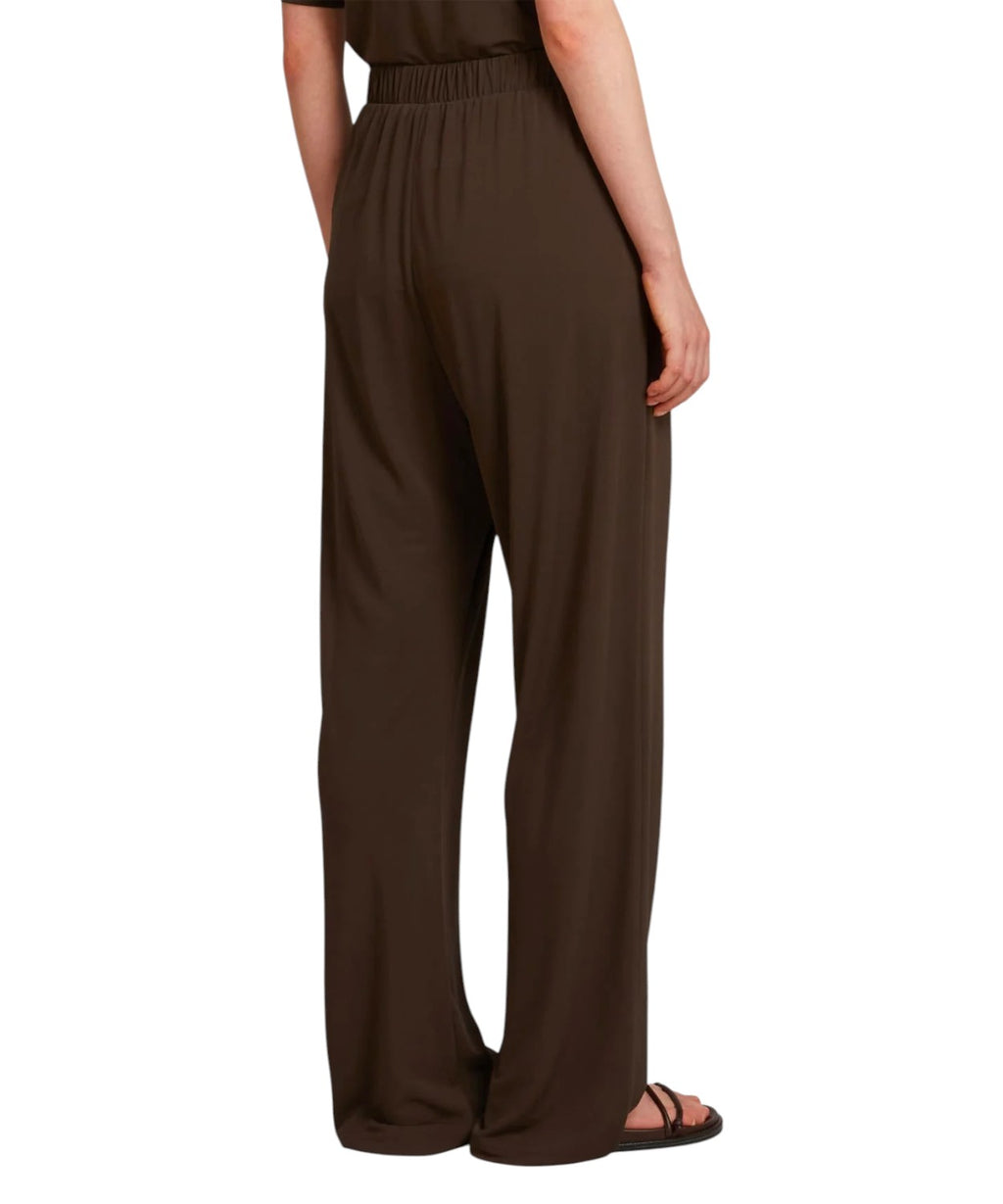 Women's OZONO Straight-Leg Pants in Crêpe Jersey