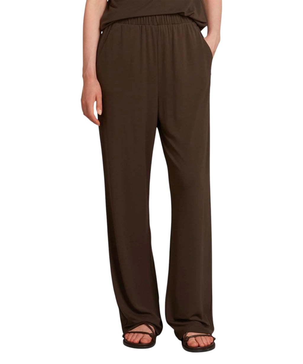 Women's OZONO Straight-Leg Pants in Crêpe Jersey