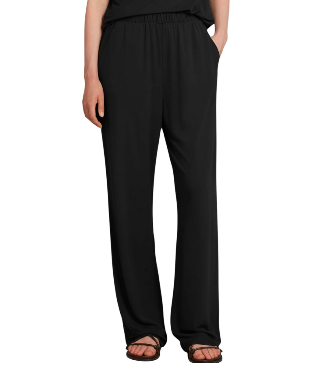 Women's OZONO Jersey Crepe Straight-Leg Pants