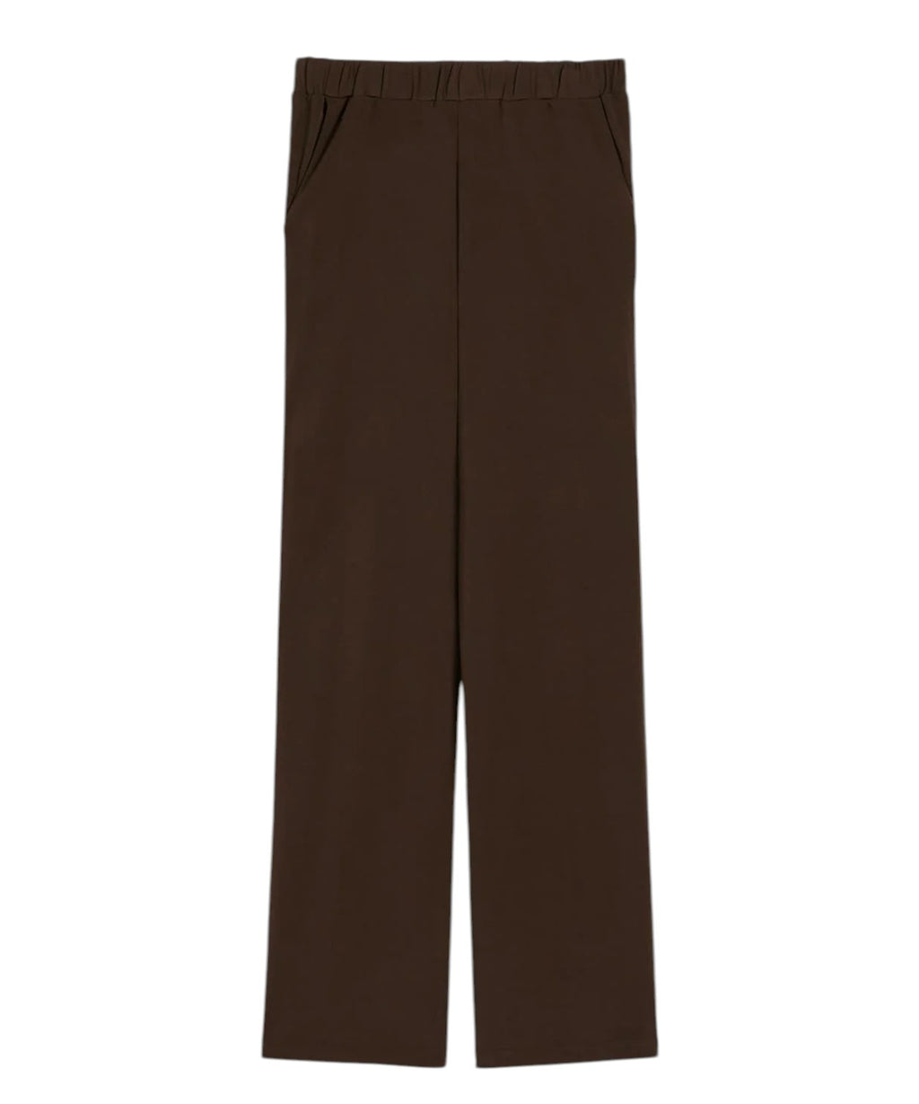 Women's OZONO Straight-Leg Pants in Crêpe Jersey