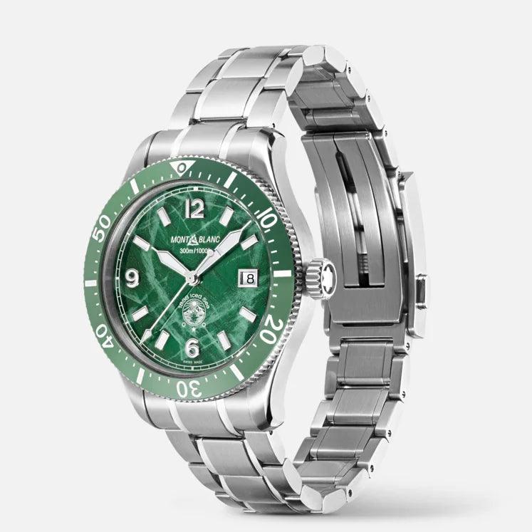 Montblanc 1858 Ice Sea Automatic Watch 41mm Green