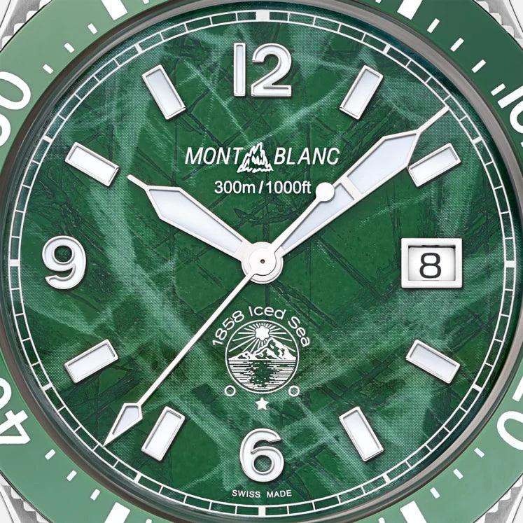 Montblanc 1858 Ice Sea Automatic Watch 41mm Green