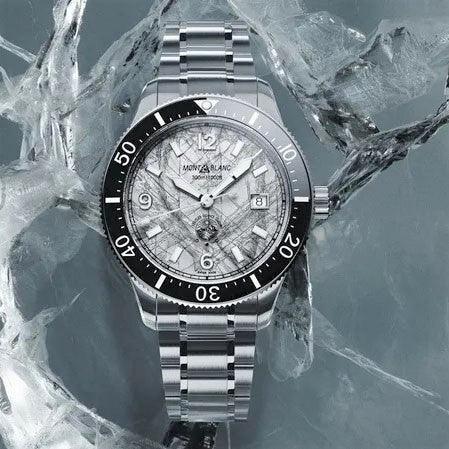 Montblanc 1858 Iced Sea automatic watch 41mm grey