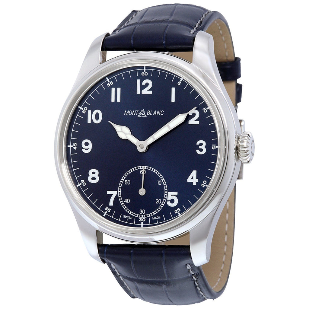 Montblanc 1858 Manual Small Second 44mm blue watch