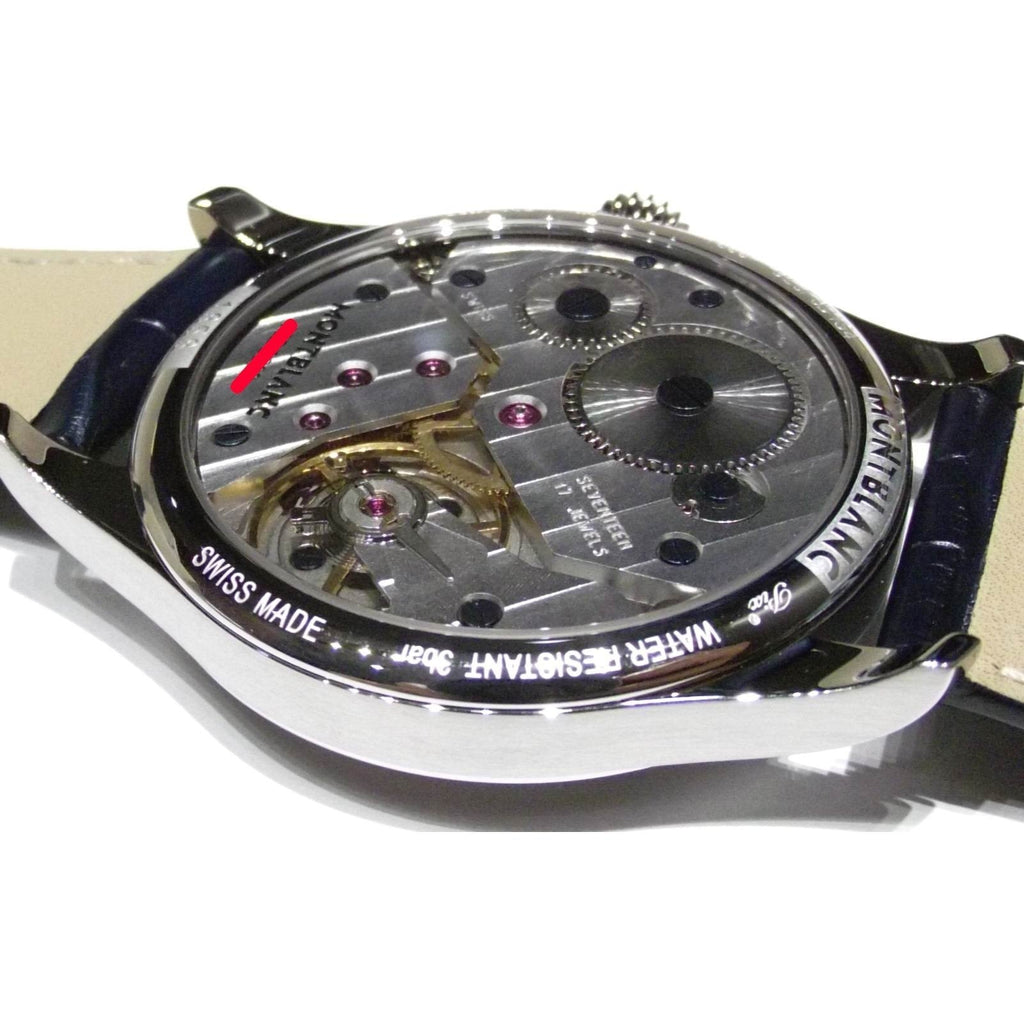 Montblanc 1858 Manual Small Second 44mm blue watch