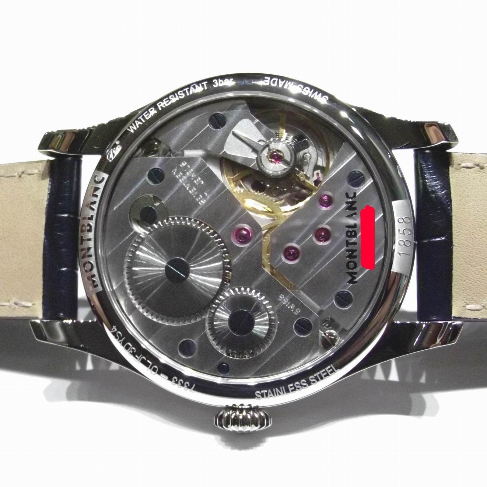 Montblanc orologio 1858 Manual Small Second 44mm blu