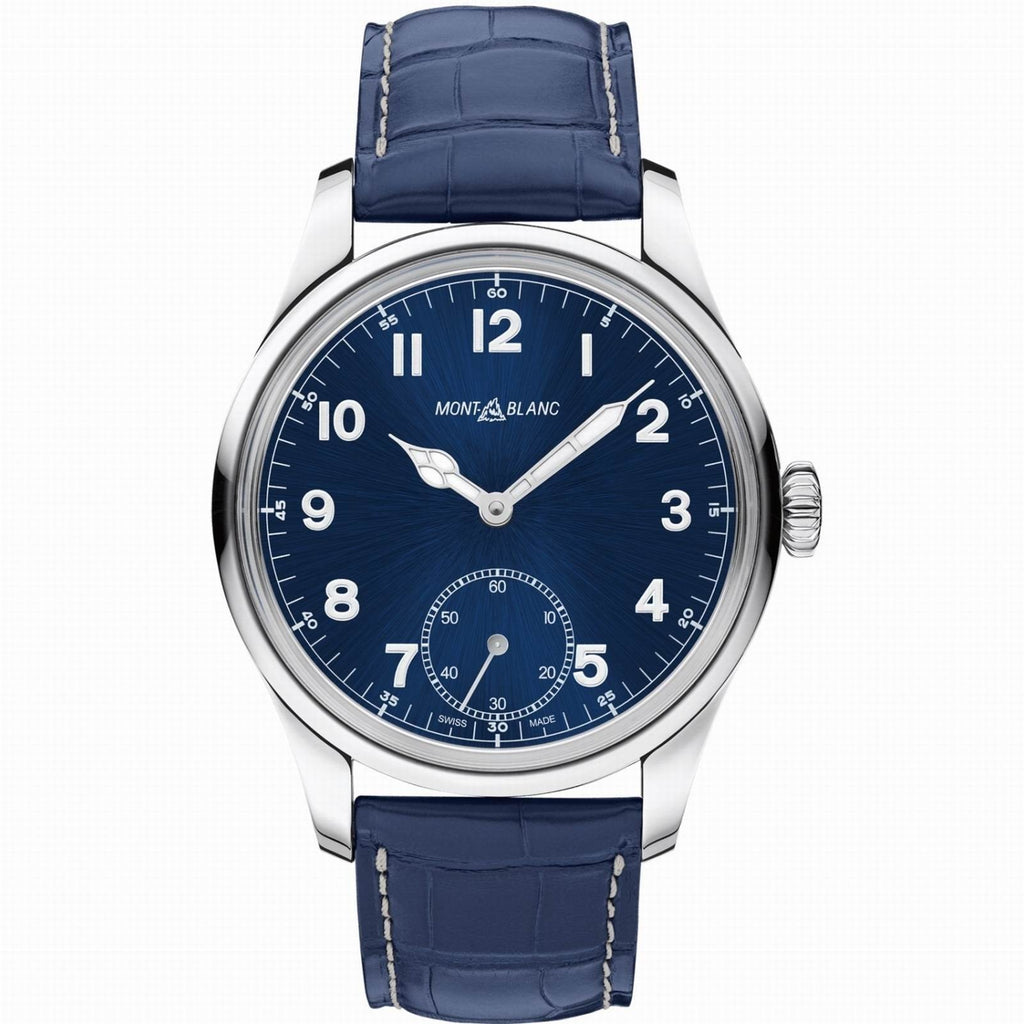 Montblanc 1858 Manual Small Second 44mm blue watch
