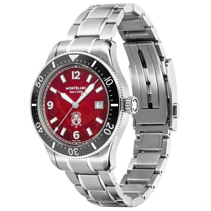 Montblanc Iced Sea Date Automatic Watch 41mm Burgundy