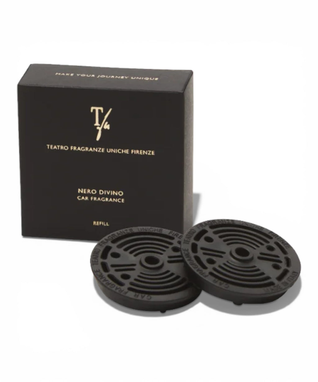 Teatro Fragranze Black Divine Car Air Freshener Refills