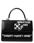 Off-White Jitney 1.4 Quote leren tas met schouderriem