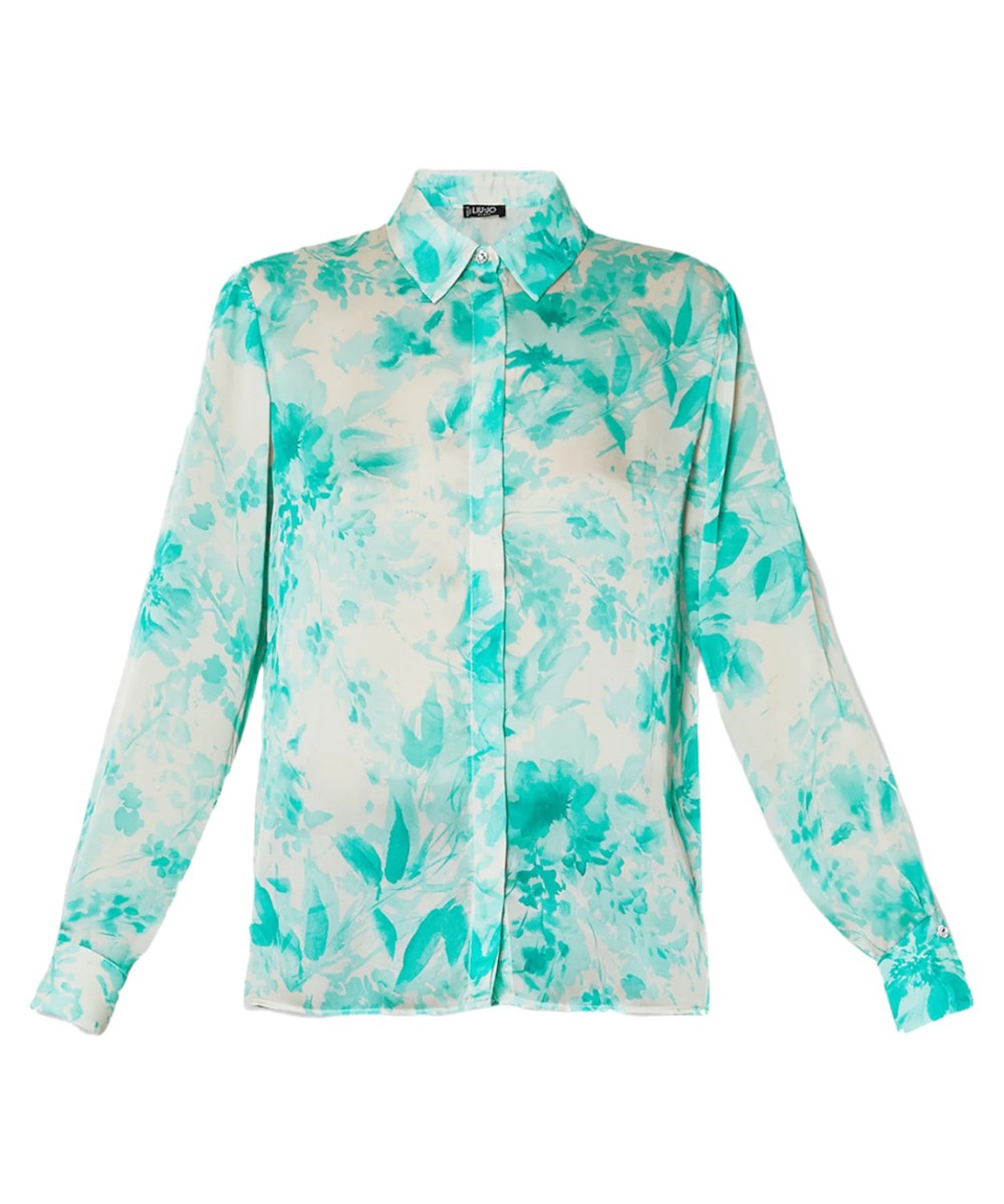 Camicia in Chiffon con Stampa Floreale-Liu-Jo-Camicie-Vittorio Citro Boutique