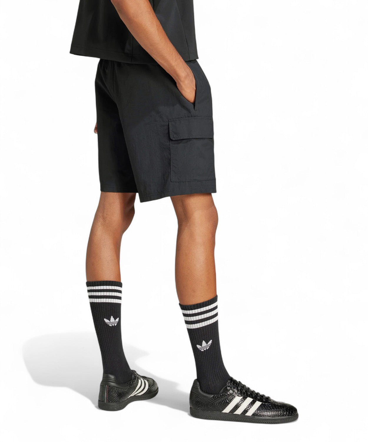 Adidas ESS WVN Pantaloncini Cargo in Poliammide