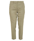 Pantalone Slim in Viscosa e Lino Stretch con Vita Elasticizzata-Pantaloni-Marella-Vittorio Citro Boutique