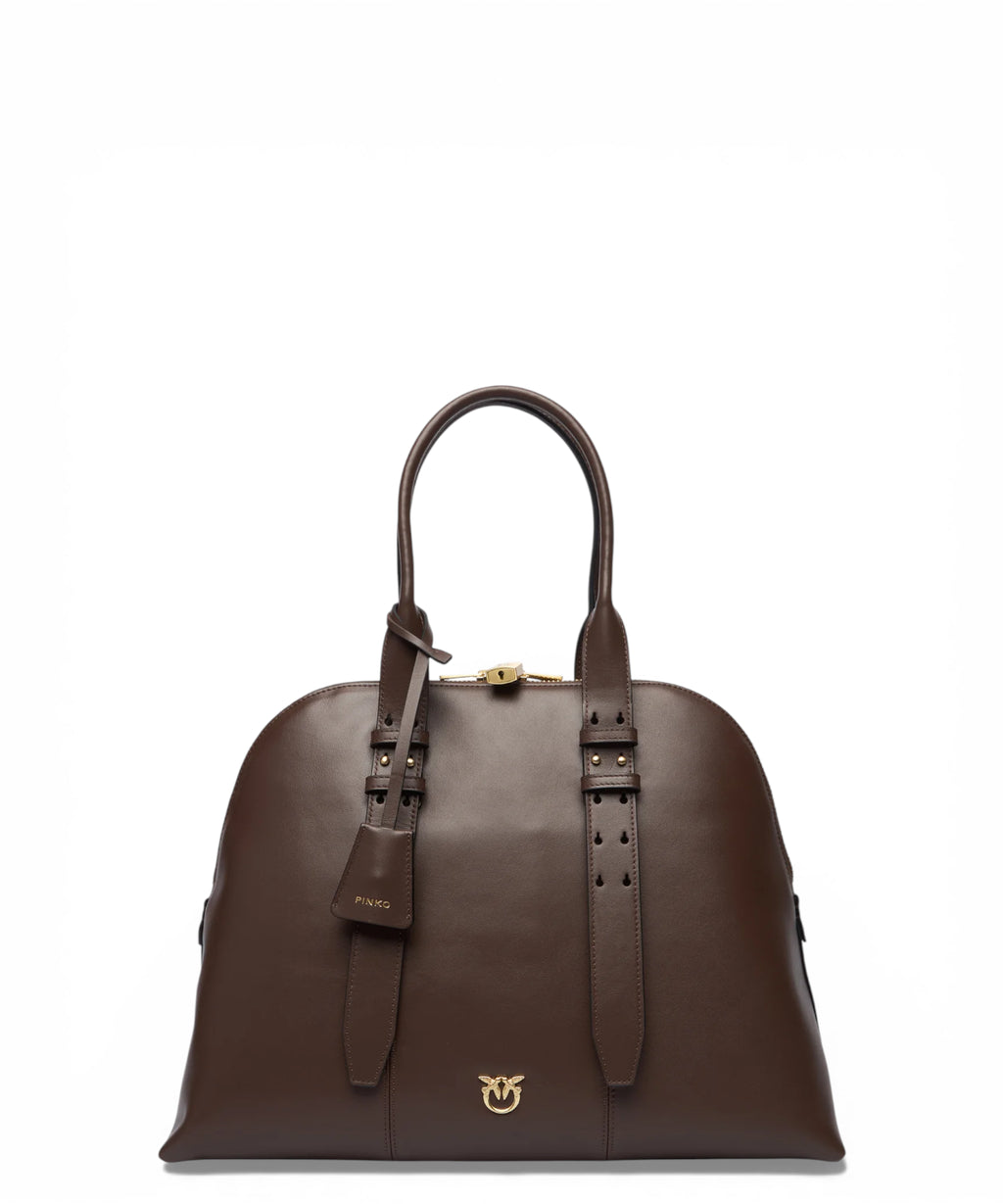 Pinko Medium Bowling Bag with Zip