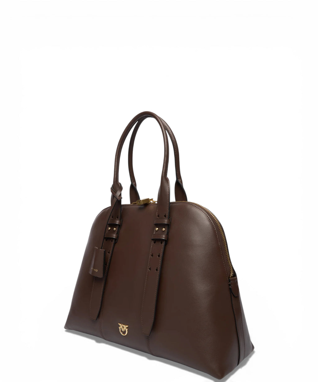 Pinko Medium Bowling Bag with Zip